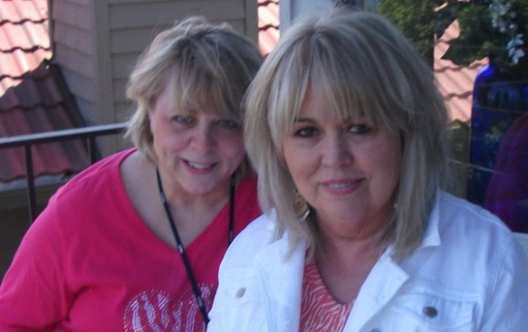 Me with my friend Cheryl who is always helping me with George and supporting me as a loving friend...Thank you Cheryl! 
