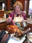 My sister Merrilee in her Kitchen at Thanksgiving