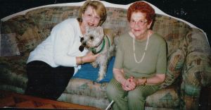 Francy w her mom, Toots and dear little Mac